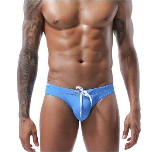 Men’s Low Waist Swim Briefs - On sale