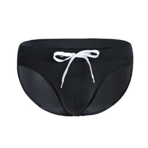 Men’s Low Waist Swim Briefs - Black / L On sale