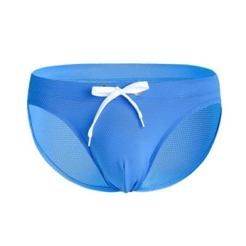 Men’s Low Waist Swim Briefs - Sky Blue / L On sale