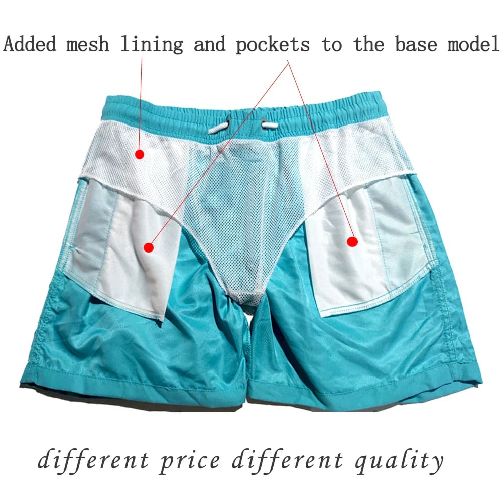 Men’s Quick-Dry Swim Shorts with Pockets | Board - On sale
