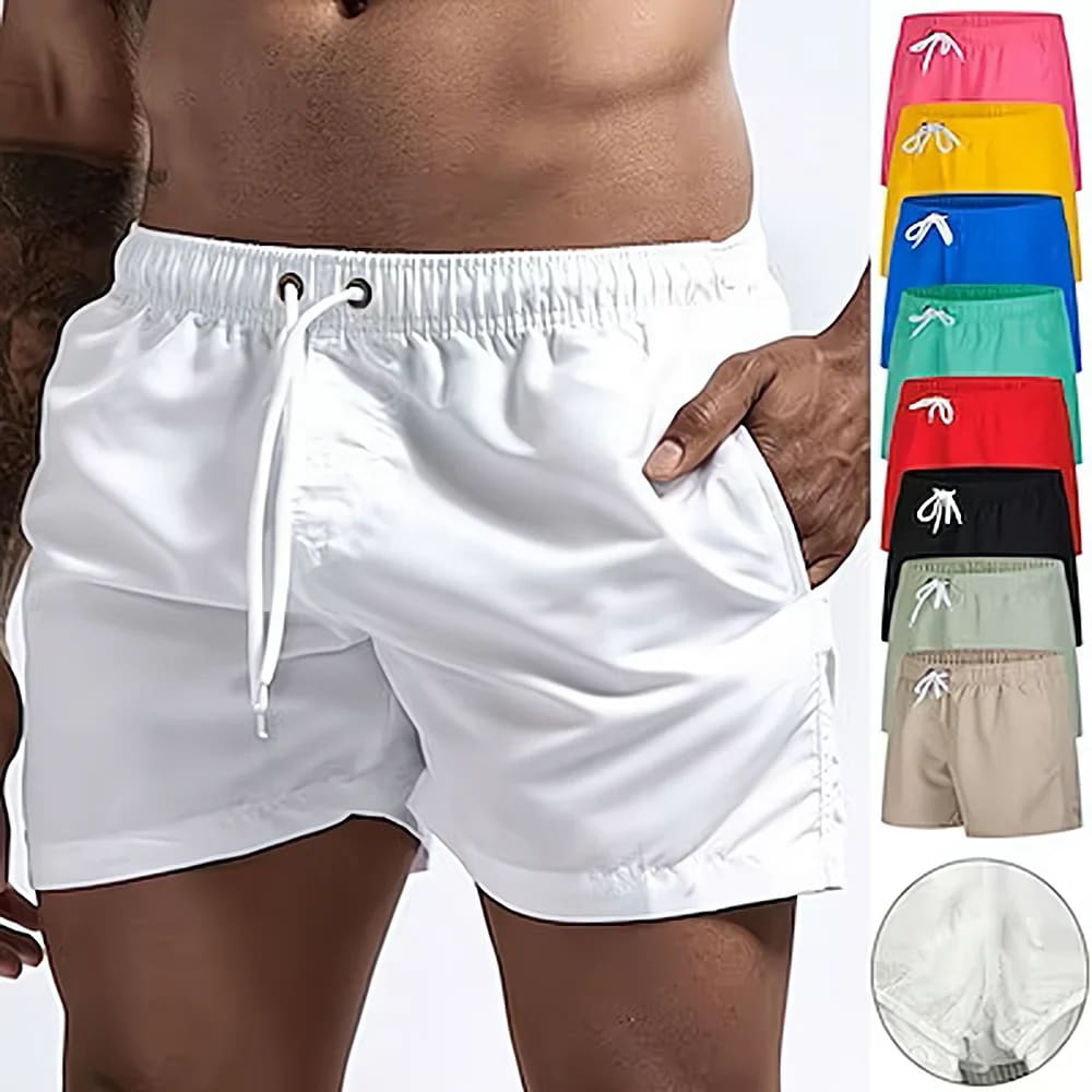 Men’s Quick-Dry Swim Shorts with Pockets | Board - On sale