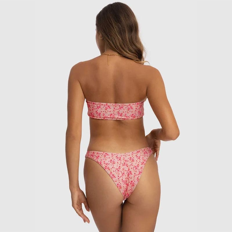 Metallic Sea Snail Bandeau Bikini – High Cut Brazilian Set - On sale