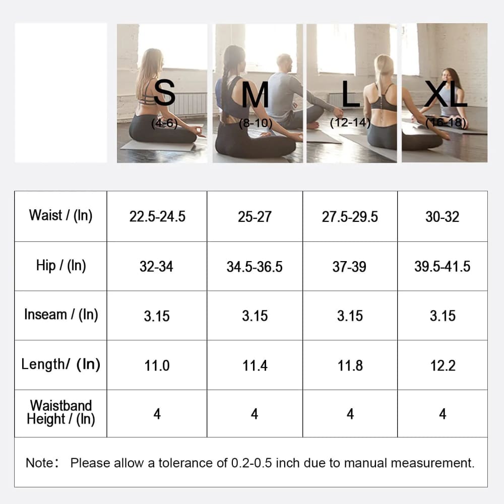 Mid-Waist Soft with Back Pockets Sports Yoga Shorts - On sale