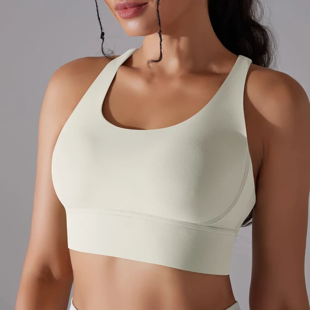Naked Feel Yoga Tank Top with Built-In Bra for Women - On sale