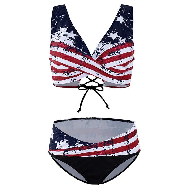 Patriotic DD + Padded Bikini - On sale