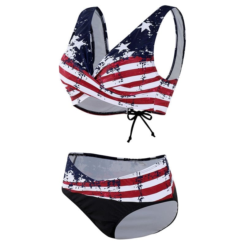 Patriotic DD + Padded Bikini - On sale
