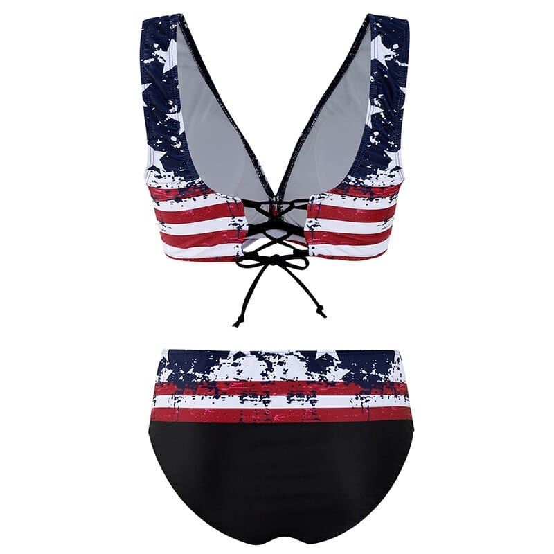 Patriotic DD + Padded Bikini - On sale