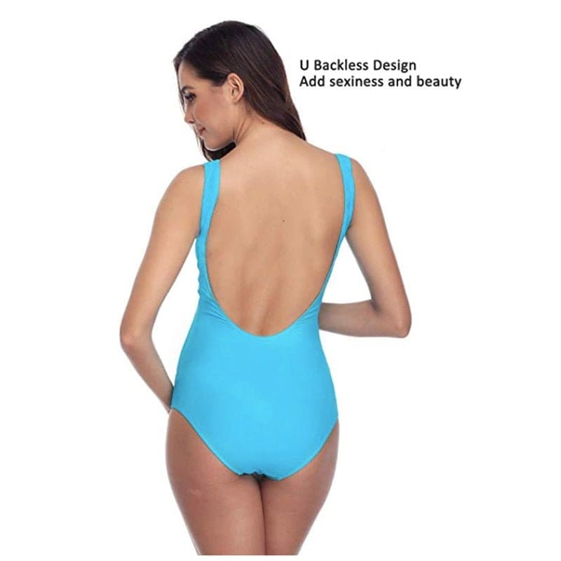 Plus Size Letters Printed Maternity Swimsuit - On sale