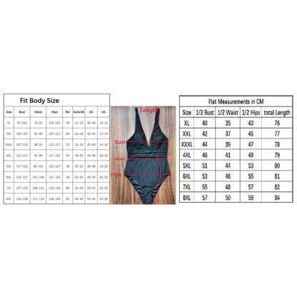 Plus Size Slimming Waist One Piece Swimsuit - On sale