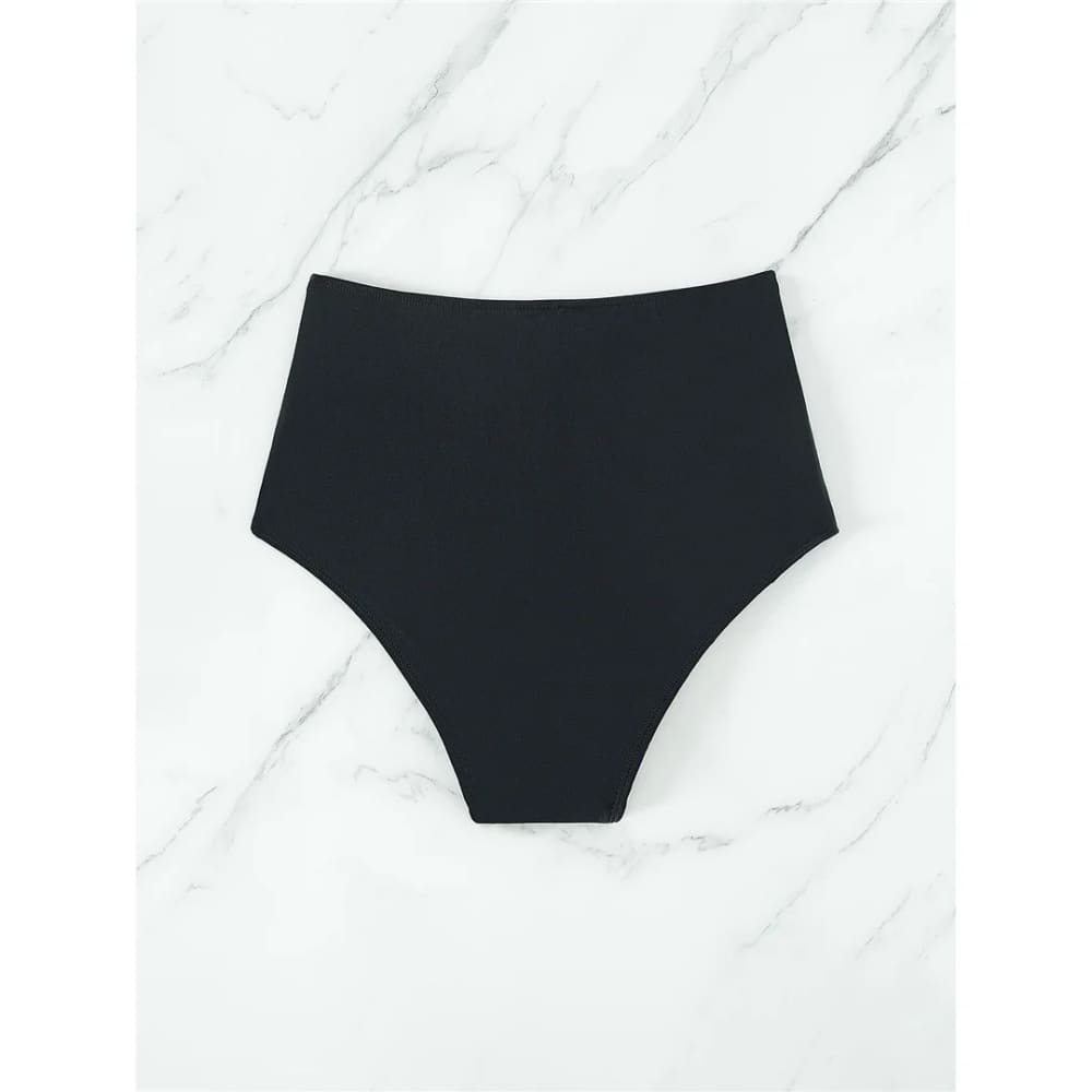 Scrunch Butt High Waist Bikini Bottom – Brazilian Cut - On sale