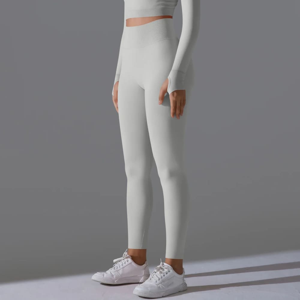 Seamless Scrunch Butt Yoga Leggings – High Waist Tummy Control - On sale