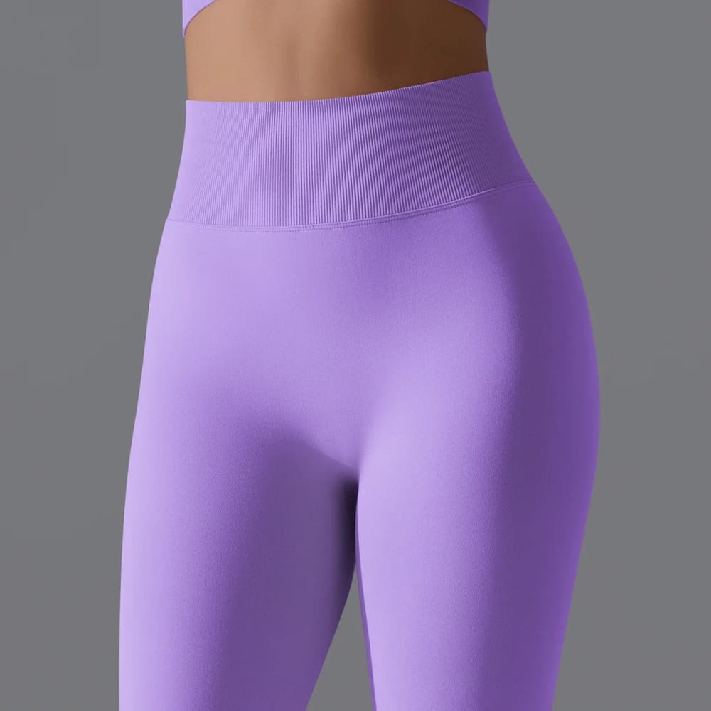 Seamless Scrunch Butt Yoga Leggings – High Waist Tummy Control - On sale