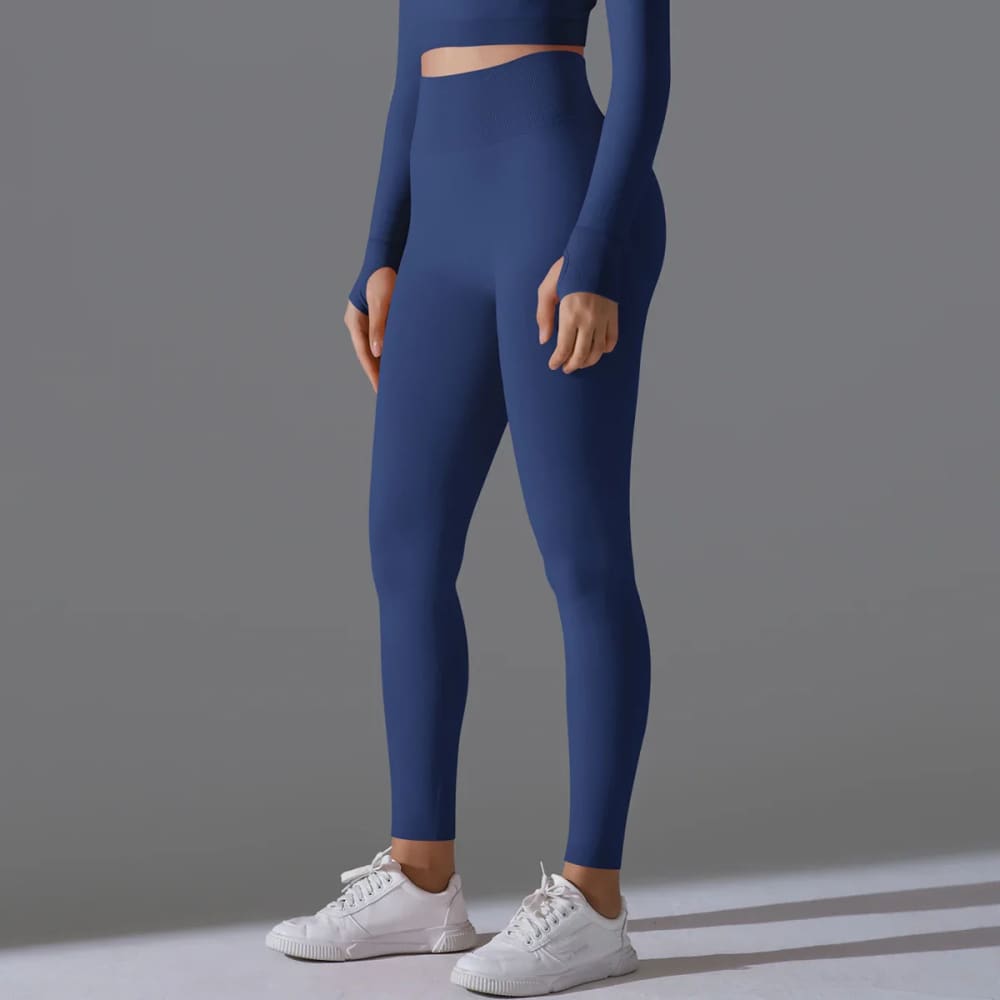 Seamless Scrunch Butt Yoga Leggings – High Waist Tummy Control - On sale