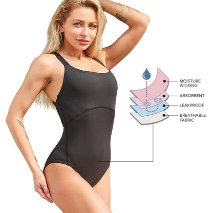 SecureSwim® Period Swimsuit: Cross Back Confidence - On sale