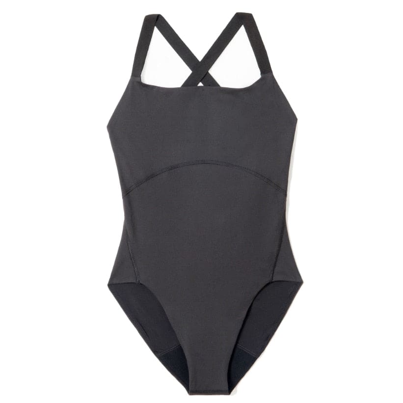 SecureSwim® Period Swimsuit: Cross Back Confidence - Black / M On sale