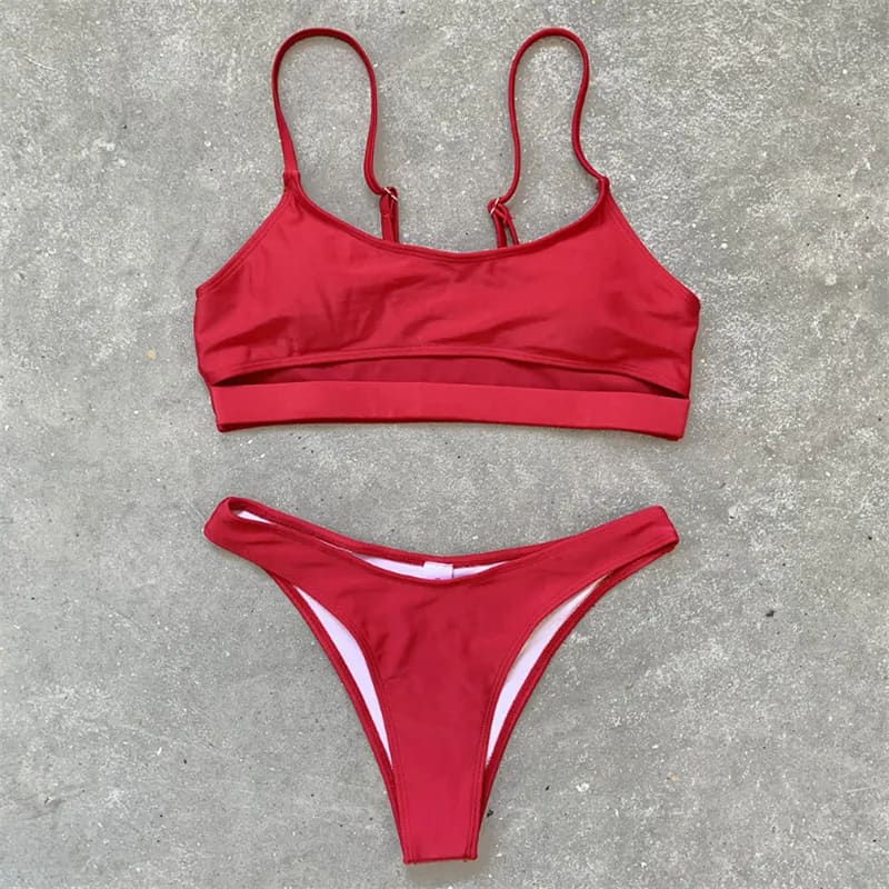 Sexy Bombshell Deluxe Underboob Cut-Out Bikini - On sale