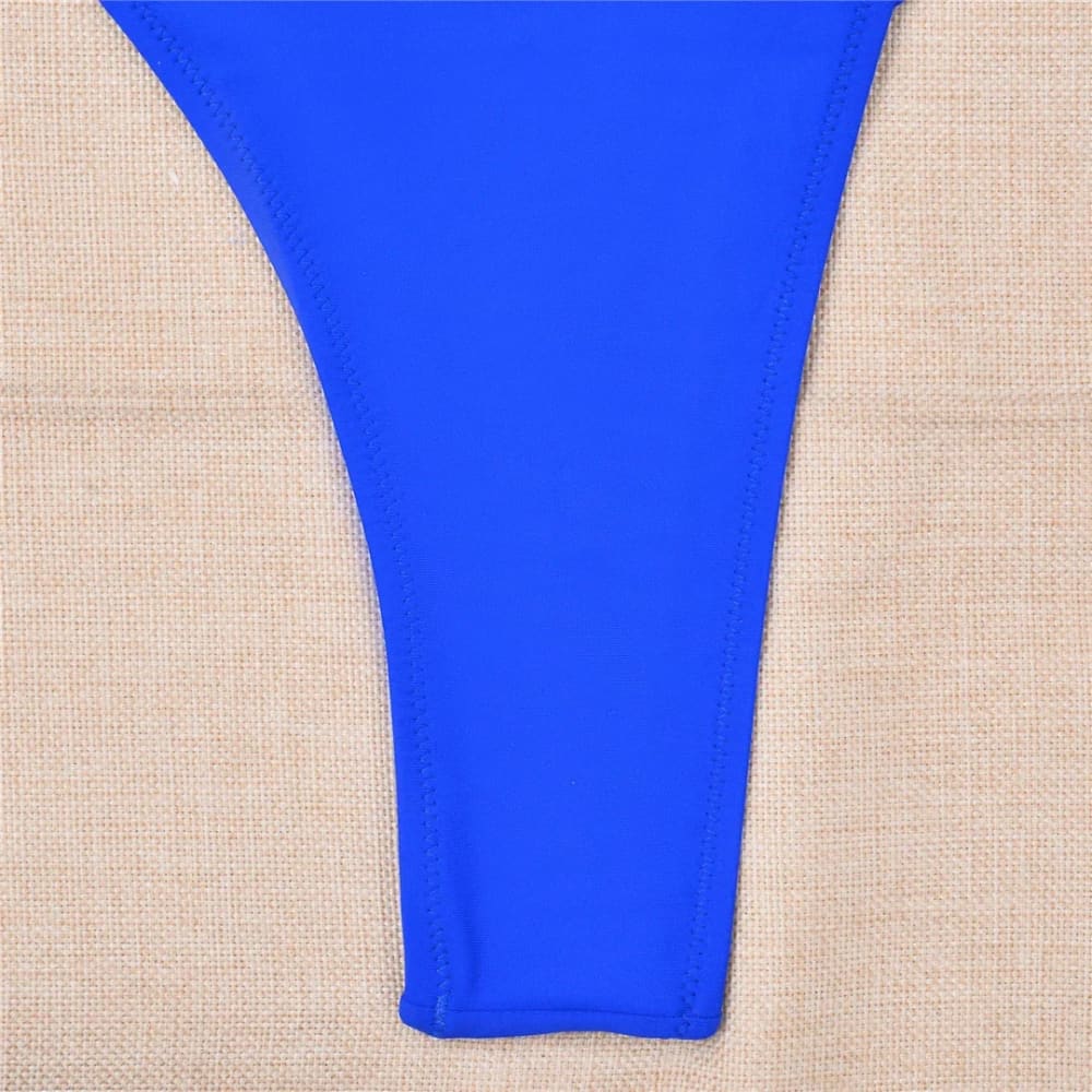 Sexy Cut-Out Halter Monokini – Thong One Piece Swimsuit - On sale