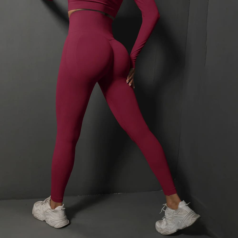 Sexy High-Waist Booty Lifting Yoga Leggings for Women - On sale