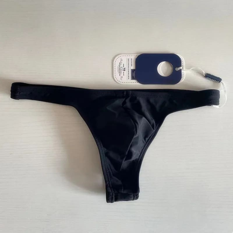 Sexy Mens Thong Swimwear - 126 Black / XXL waist 84-90cm On sale
