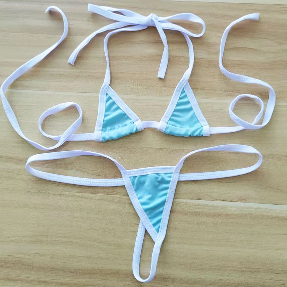 Sexy Micro Bikini Set – Halter Neck Two‑Piece Swimwear - On sale