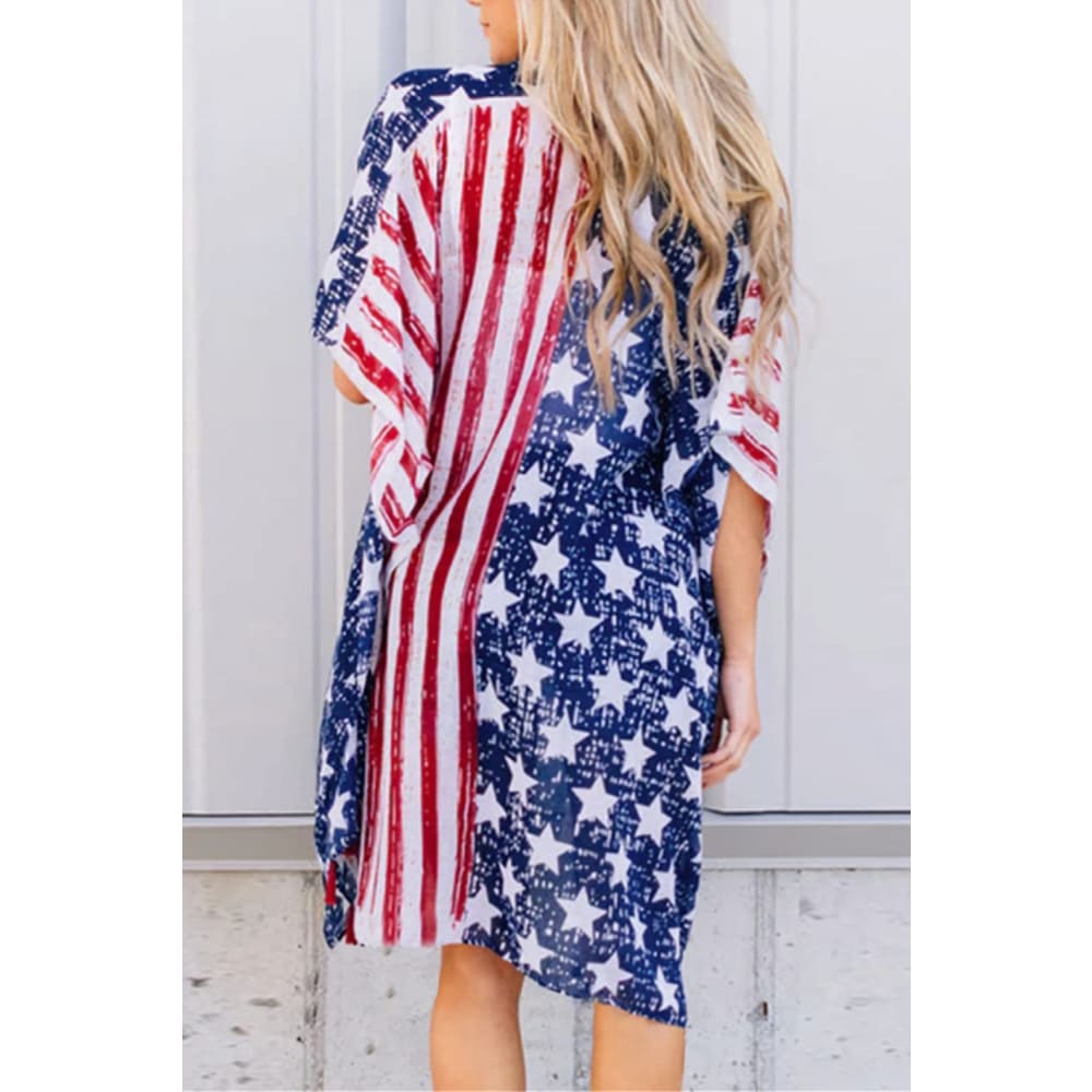 Stars & Stripes Beach Cover Up - On sale