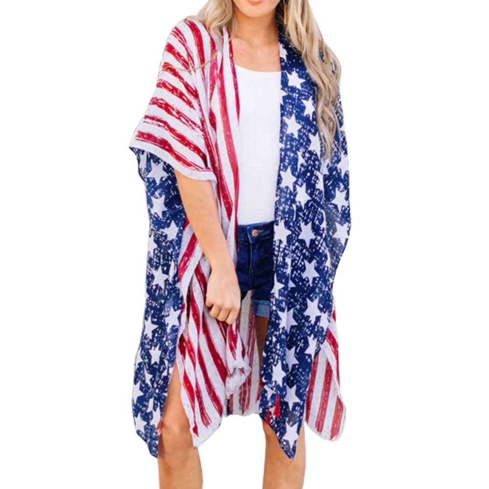 Stars & Stripes Beach Cover Up - On sale