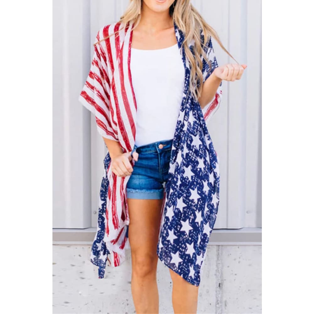 Stars & Stripes Beach Cover Up - On sale