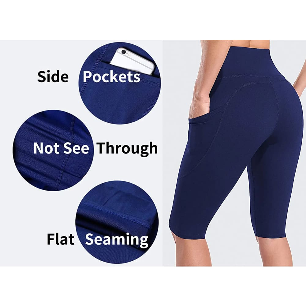 Sunnybikinis High-Waist Yoga Shorts - On sale