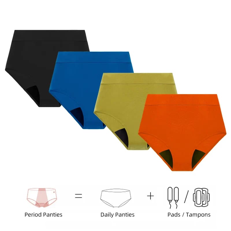 Sunnybikinis Leak-Proof Menstrual High Waist Panties - On sale