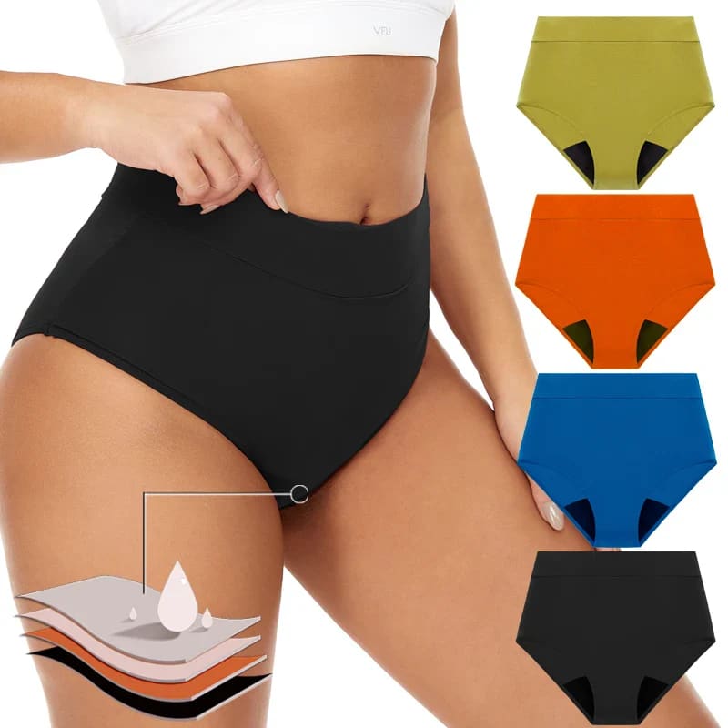 Sunnybikinis Leak-Proof Menstrual High Waist Panties - On sale