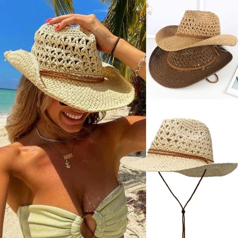 Sunnybikinis Western Cowboy Sun Hat - On sale