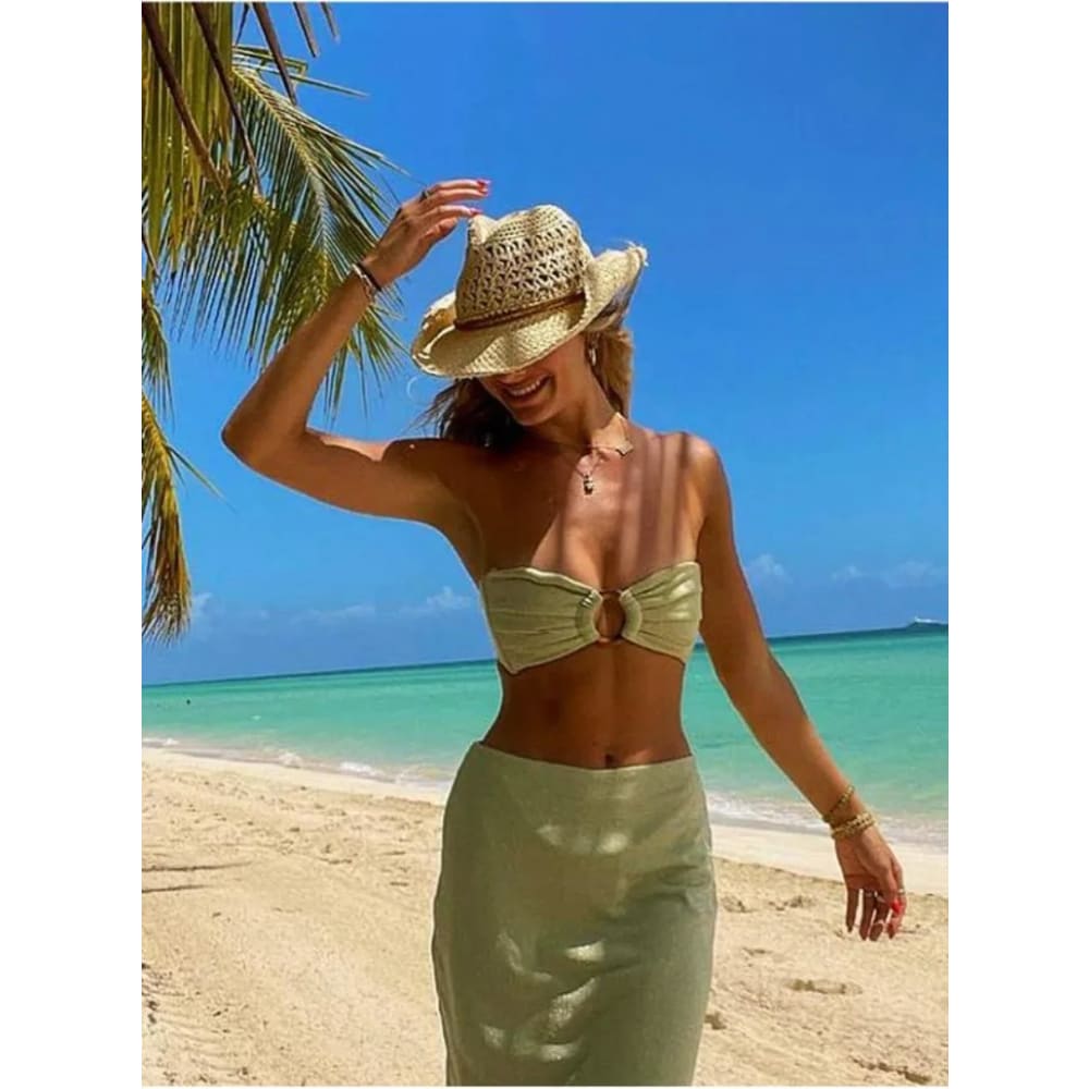 Sunnybikinis Western Cowboy Sun Hat - On sale