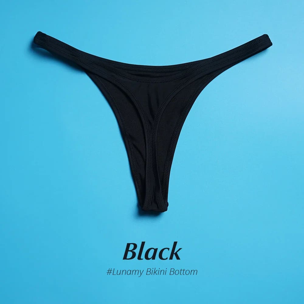 Thong Bikini Set – Sexy T-Back Swimwear for Women - B01-Advanced-Black / S On sale