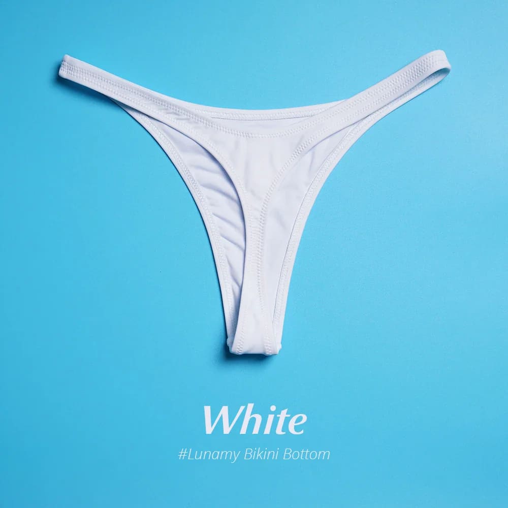 Thong Bikini Set – Sexy T-Back Swimwear for Women - B01-Pure-White / S On sale