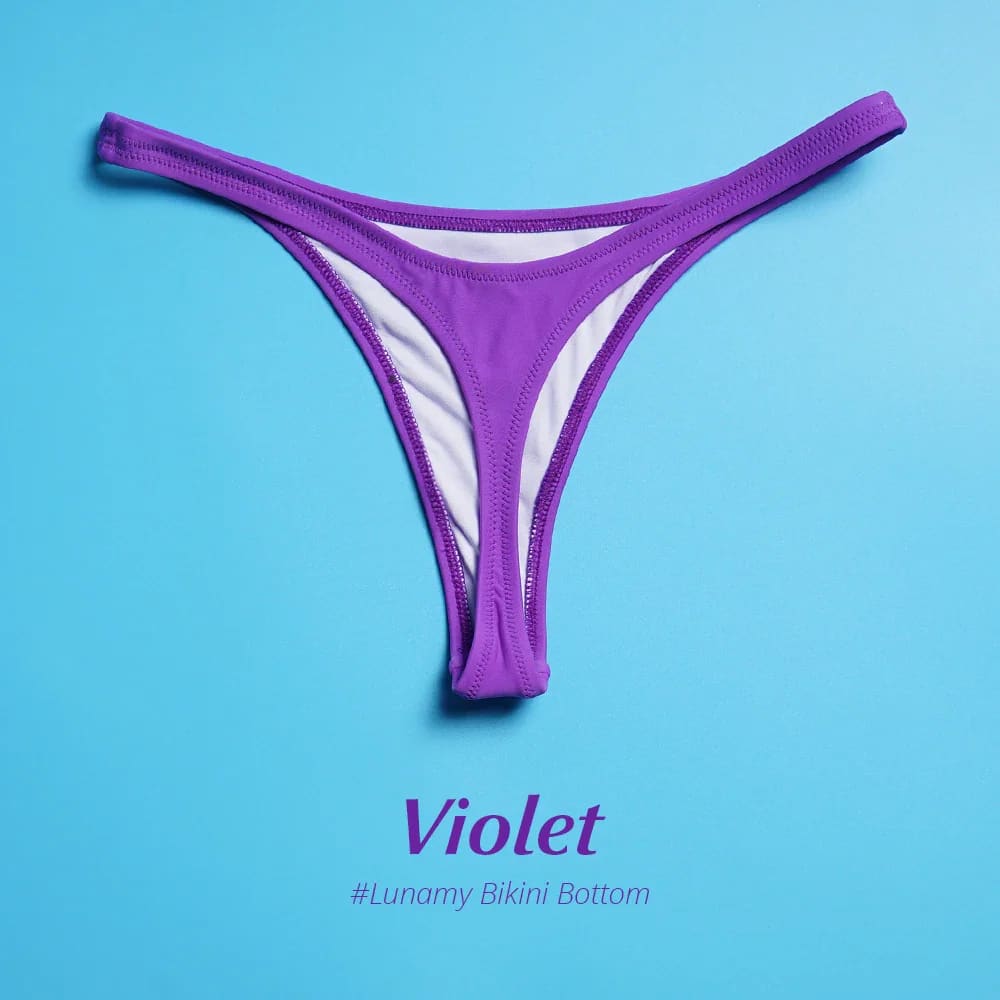 Thong Bikini Set – Sexy T-Back Swimwear for Women - B01-Ultra-Violet / S On sale