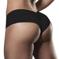 Women’s high waist sport shorts, slim fit, black