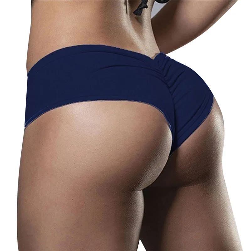 Women’s High Waist Sport Shorts – Slim Fit Summer Style - Dark blue / M On sale