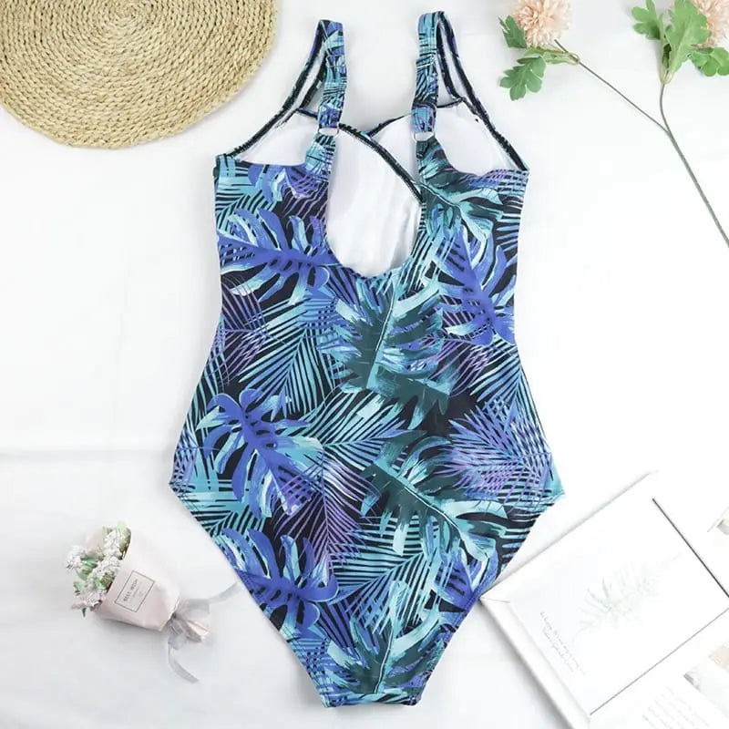 Tummy Control Swimsuit One Piece Ruched Monokini