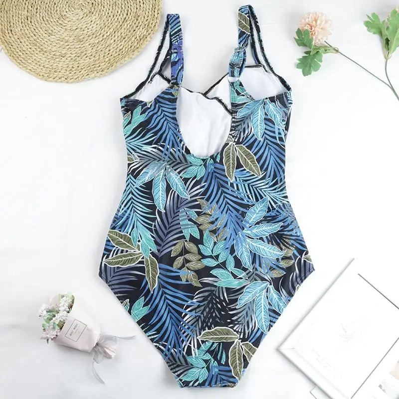 Tummy Control Swimsuit One Piece Ruched Monokini