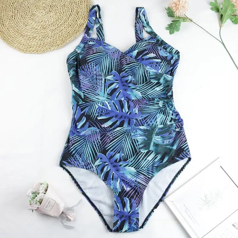 Tummy Control Swimsuit One Piece Ruched Monokini