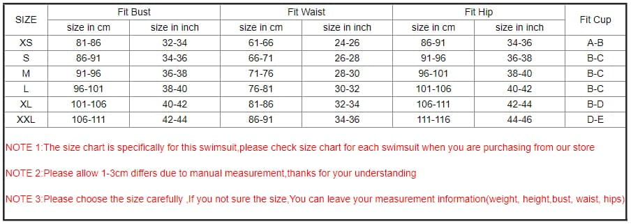 Sexy Mesh High Neck Backless One Piece Swimsuit Size Chart