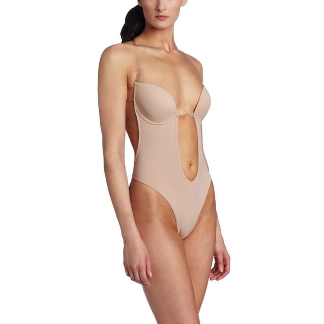Backless Body Shaper Bra - Beige / 2XL On sale