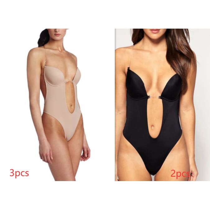 Backless Body Shaper Bra - Set1 / 3XL On sale