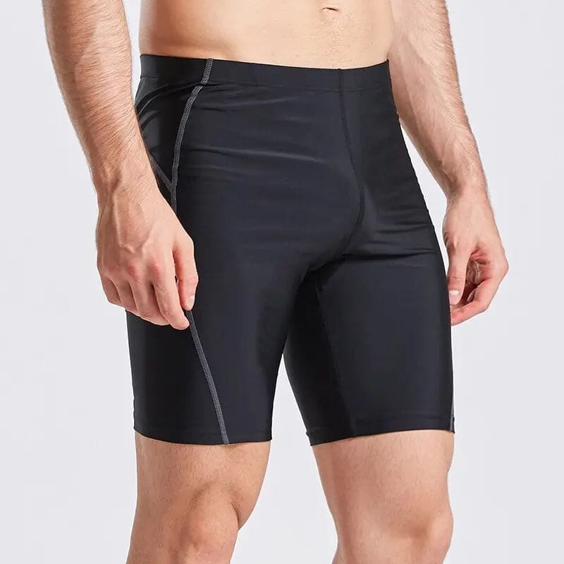 Black Men’s Swimwears 2022 New Competitive Jammers - On sale