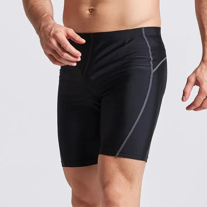 Black Men’s Swimwears 2022 New Competitive Jammers - On sale