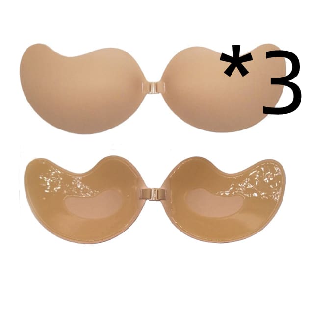 Invisible Push Up Bra - 3pcs Skin colour is impermeabl / L C On sale