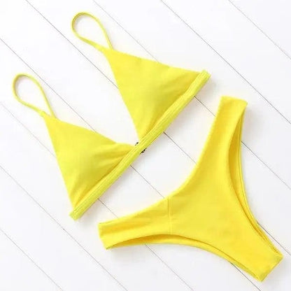 Micro Bikini Set Push Up Brazilian Swimsuits - B1250YE / S On sale