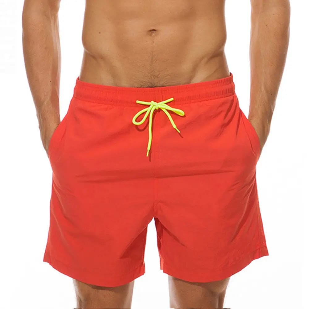 New Leisure Mens Swimwear Board Shorts - orange / M On sale