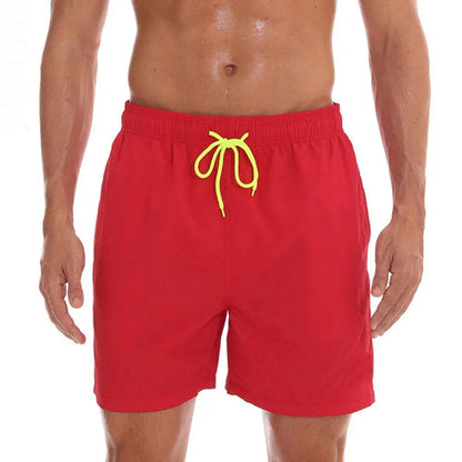 New Leisure Mens Swimwear Board Shorts - red / M On sale