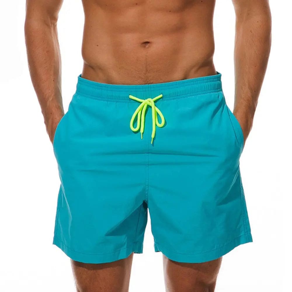 New Leisure Mens Swimwear Board Shorts - sky blue / M On sale